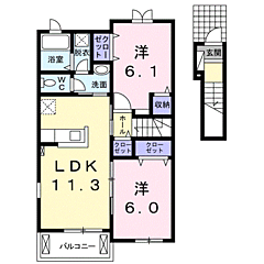 物件の間取り