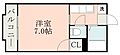 レインボー薬師3階3.3万円