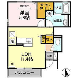 バス 南国交通上花棚バス停下車 徒歩3分 1階/-