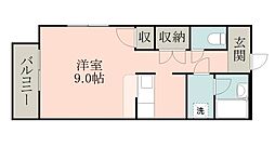 高麗館 ワンルームの間取図画像