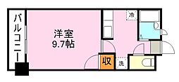アンジェリック・リリィコート 1Kの間取図画像