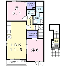 JR指宿枕崎線 谷山駅 バス14分 皇徳寺公民館前下車 徒歩6分 2階/-