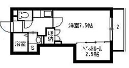 DOLCEVITA 1Kの間取図画像