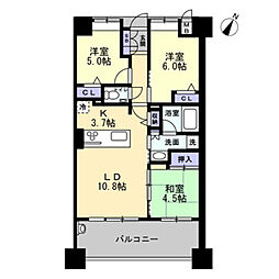 アルファステイツ平之町 3LDKの間取図画像