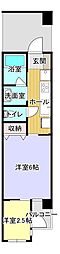 tsk39ビル 1Kの間取図画像