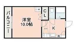 バス 県営住宅前バス停下車 徒歩4分 1階/-