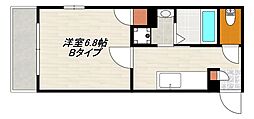 鹿児島市小松原1丁目マンション 1Kの間取図画像