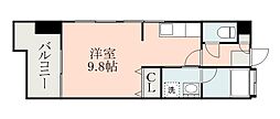 甲南ハイツ ワンルームの間取図画像