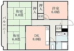 鹿児島市電1系統 南鹿児島駅前駅 紫原中前下車 徒歩28分 2階/-