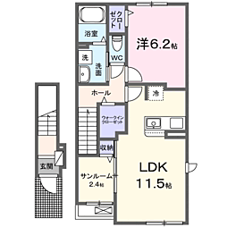 JR指宿枕崎線 坂之上駅 徒歩20分 2階/-