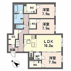 物件の間取り
