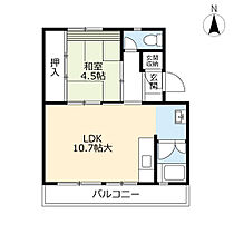 UR金山  ｜ 福岡県福岡市城南区金山団地（賃貸マンション1LDK・4階・41.63㎡） その2