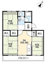 UR日の里  ｜ 福岡県宗像市日の里5丁目（賃貸マンション3DK・2階・52.43㎡） その2