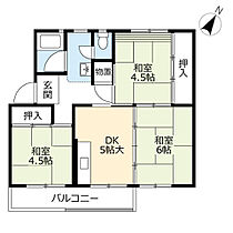 UR日の里  ｜ 福岡県宗像市日の里5丁目（賃貸マンション3DK・3階・50.85㎡） その2