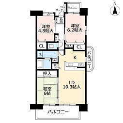 間取図画像 3LDK