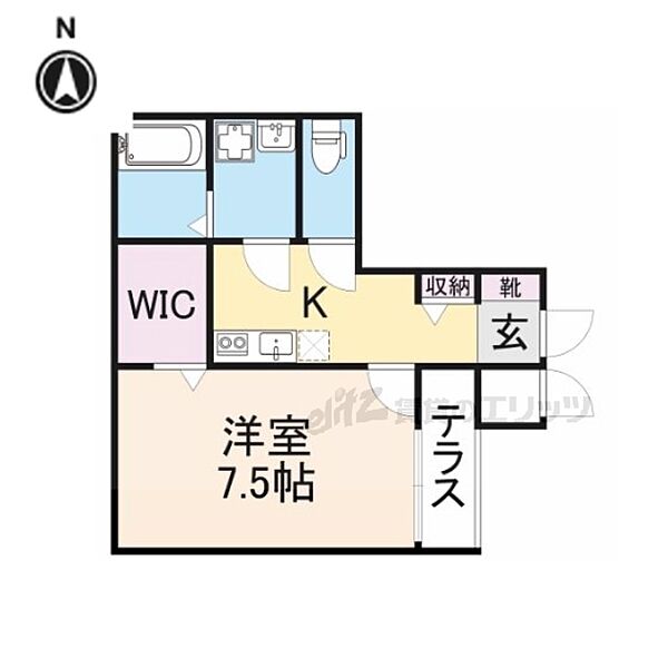 レガリア牧野 101｜大阪府枚方市牧野阪２丁目(賃貸アパート1K・1階・29.60㎡)の写真 その2