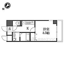 大阪府枚方市新町1丁目（賃貸マンション1K・8階・29.67㎡） その2