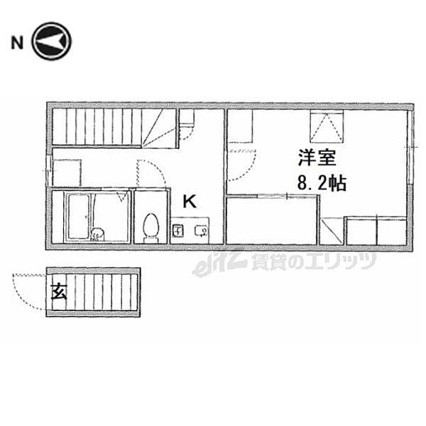 レオパレスセドナ 207｜奈良県大和郡山市今国府町(賃貸アパート1K・2階・26.08㎡)の写真 その2