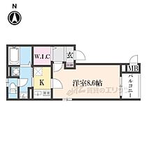 プログレＮオメガ 201 ｜ 大阪府枚方市長尾元町７丁目（賃貸アパート1K・2階・29.60㎡） その2