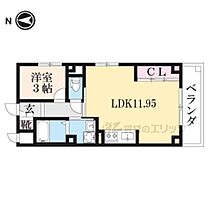 アルファクラージュくずはIII 403 ｜ 大阪府枚方市南楠葉１丁目（賃貸マンション1LDK・2階・36.63㎡） その2