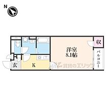 大阪府枚方市池之宮2丁目（賃貸アパート1K・2階・25.89㎡） その2