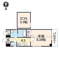 フロール宮之阪 502 ｜ 大阪府枚方市宮之阪1丁目（賃貸マンション1K・5階・28.08㎡） その2