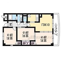 ビサイド22 2階3LDKの間取り