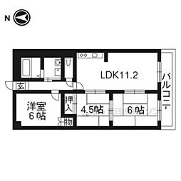パークヒルズハル 3LDKの間取図画像