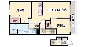 Al・Land  ｜ 兵庫県西脇市和田町（賃貸アパート1LDK・2階・57.31㎡） その1