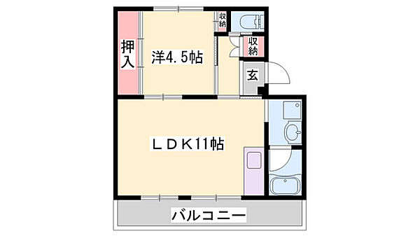 ビレッジハウス社 ｜兵庫県加東市沢部(賃貸マンション2DK・1階・39.83㎡)の写真 その2