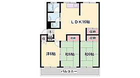 ローレルハイツ加古川5号棟  ｜ 兵庫県加古川市尾上町口里（賃貸マンション3LDK・5階・69.25㎡） その2