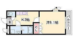 メルヴェール  ｜ 兵庫県加東市上中1丁目（賃貸アパート1K・2階・30.96㎡） その2