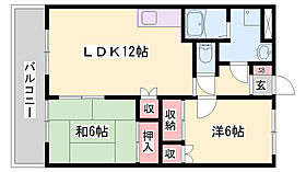 ネオパリエB  ｜ 兵庫県加古郡播磨町古宮6丁目（賃貸アパート2LDK・2階・51.70㎡） その2