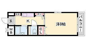 クラン東加古川  ｜ 兵庫県加古川市平岡町新在家3丁目（賃貸マンション1K・1階・25.00㎡） その2