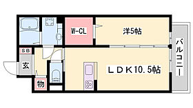 メゾン・ド・クルー  ｜ 兵庫県三木市末広2丁目（賃貸アパート1LDK・1階・41.70㎡） その2