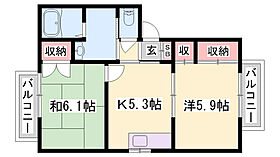 どりーむハイツ上中  ｜ 兵庫県加東市上中1丁目（賃貸アパート2K・1階・42.76㎡） その2