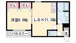 ジーメゾン明石魚住2 1階