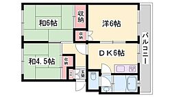 コーポラスはりま東D棟 2階