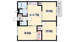 エスポワールドミールA 2階