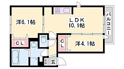 リュヌ・ブランシュ 1階/-