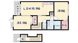 JR播但線 京口駅 徒歩30分 2階/-