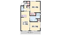 シャーメゾンきた 3階