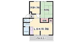 ヴィラビスタA 2階