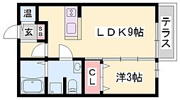 石がけ五番館 1LDKの間取図画像