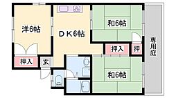 ホワイトシャルム 2階/-