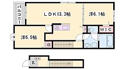 アンジュI 2階/-