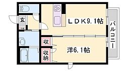 ロッサ上ノ丸 2階/-