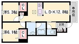 ウィステリア A棟 1階/-