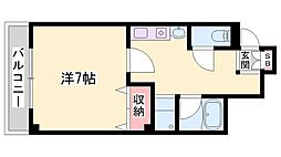 Scubeほんまち 1Kの間取図画像