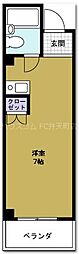 アルシャイン夕凪 ワンルームの間取図画像
